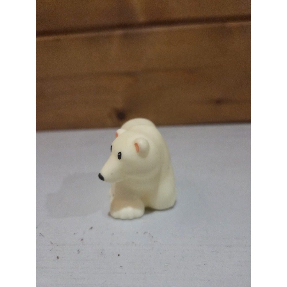 Little People Polar Bear 2.5" Preschool Toy Zoo Replacement Toy For Children